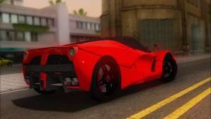 Ferrari LaFerrari v1.0 для GTA San Andreas задняя часть