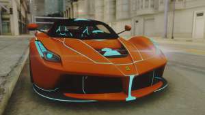 Ferrari LaFerrari TRON Edition v1.0 для GTA San Andreas капот