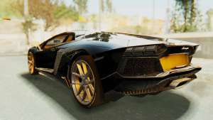 Lamborghini Aventador LP700-4 Light Tune для GTA San Andreas вид сзади