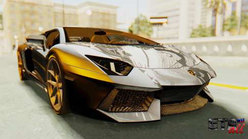 Lamborghini Aventador LP700-4 Light Tune для GTA San Andreas вид спереди