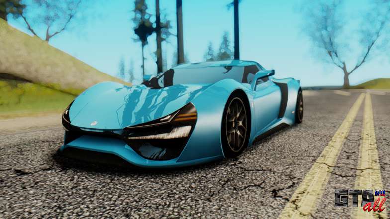 Trion Nemesis RR v0.1 Beta для GTA San Andreas вид спереди