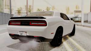 Dodge Challenger SRT Hellcat 2015 HQLM PJ для GTA San Andreas сзади