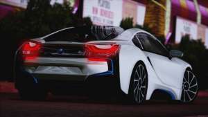 BMW i8 Coupe 2015 для GTA San Andreas задняя часть