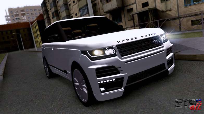 Land Rover Range Rover Startech для GTA San Andreas передняя часть