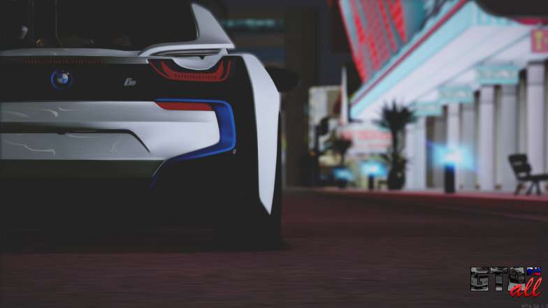 BMW i8 Coupe 2015 для GTA San Andreas фонари задние