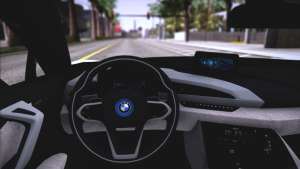 BMW i8 Coupe 2015 для GTA San Andreas руль