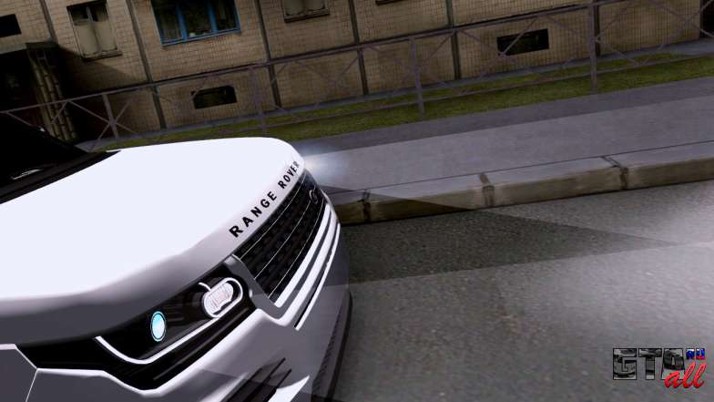 Land Rover Range Rover Startech для GTA San Andreas фары