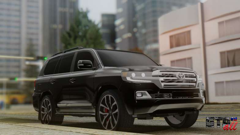 Toyota Land Cruiser 2016 для GTA San Andreas вид спереди