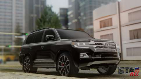 Toyota Land Cruiser 2016 для GTA San Andreas вид спереди