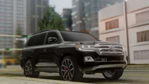 Toyota Land Cruiser 2016 для GTA San Andreas вид спереди