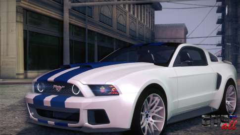 Ford Mustang 2013 - Need For Speed Movie Edition для GTA San Andreas вид спереди