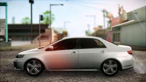 Toyota Corolla 2012 для GTA San Andreas сбоку вид