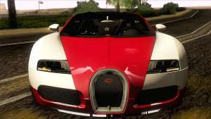 Bugatti Veyron 16.4 для GTA San Andreas передняя часть