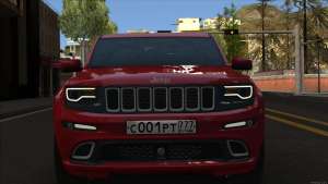 Jeep Grand Cherokee SRT8 для GTA San Andreas вид спереди