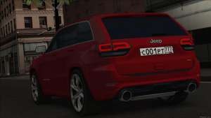 Jeep Grand Cherokee SRT8 для GTA San Andreas задняя часть