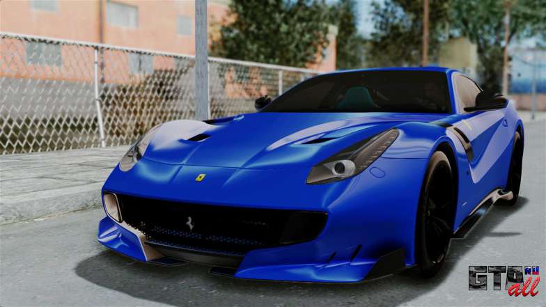 Ferrari F12 TDF 2016 для GTA San Andreas вид спереди