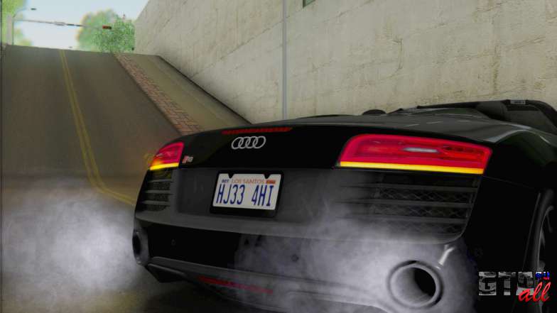 Audi R8 V10 Spyder 2014 для GTA San Andreas задние фары