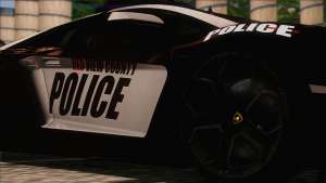 Lamborghini Aventador LP 700-4 Police для GTA San Andreas колеса