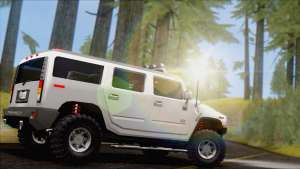 Hummer H2 Tunable для GTA San Andreas вид сбоку