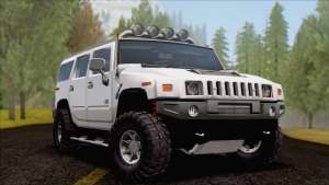 Hummer H2 Tunable для GTA San Andreas общий ракурс