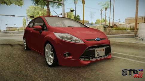 Ford Fiesta 2009 для GTA San Andreas вид спереди