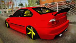 BMW M3 E46 Turkish Stance для GTA San Andreas вид сзади