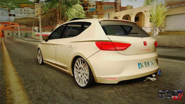 Seat Leon FR для GTA San Andreas вид сзади