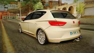 Seat Leon FR для GTA San Andreas вид сзади