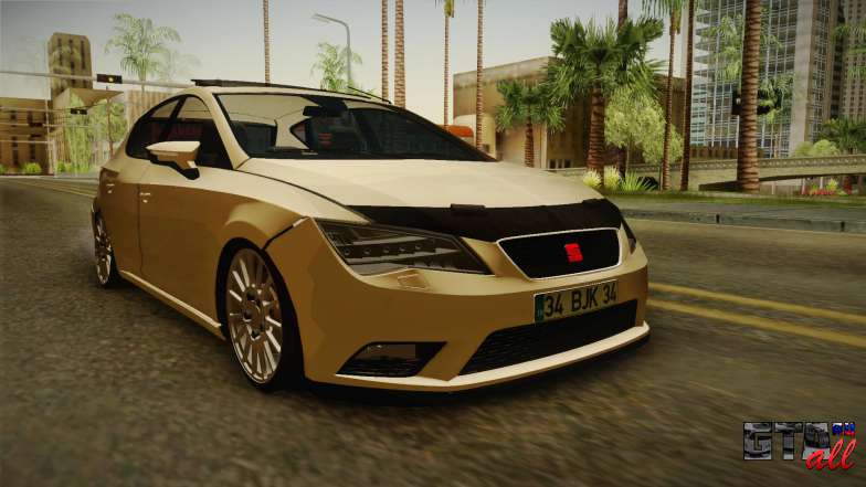 Seat Leon FR для GTA San Andreas капот и фары