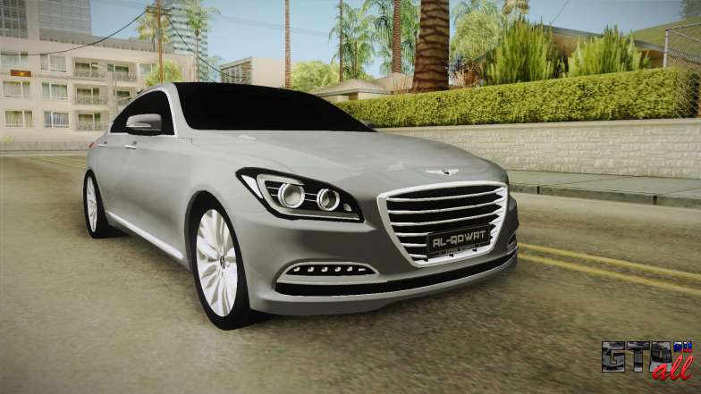 Hyundai Genesis 2016 v1.2 для GTA San Andreas общий вид