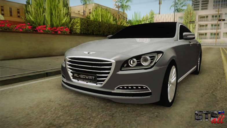 Hyundai Genesis 2016 v1.2 для GTA San Andreas решетка радиатора