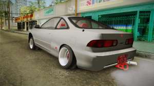 Honda Integra Type R для GTA San Andreas вид сзади