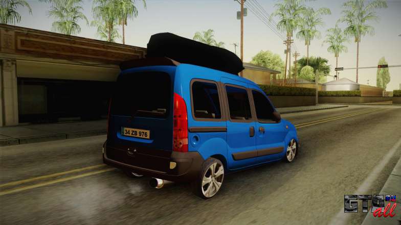 Renault Kangoo для GTA San Andreas вид сзади