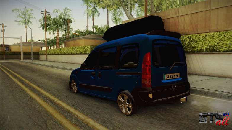 Renault Kangoo для GTA San Andreas вид сзади общий