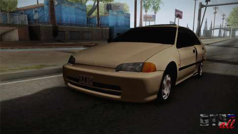 Honda Civic Sedan EX 1993 для GTA San Andreas вид спереди