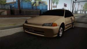 Honda Civic Sedan EX 1993 для GTA San Andreas вид спереди