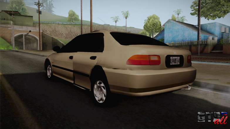 Honda Civic Sedan EX 1993 для GTA San Andreas вид сбоку