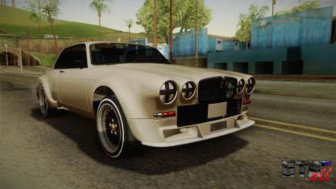 Jaguar Broadspeed XJC для GTA San Andreas вид спереди