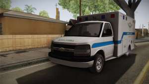 Chevrolet Express 2011 Ambulance для GTA San Andreas вид спереди