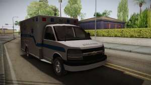 Chevrolet Express 2011 Ambulance для GTA San Andreas общий вид