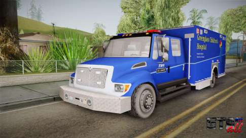 International Terrastar Ambulance 2014 для GTA San Andreas вид спереди