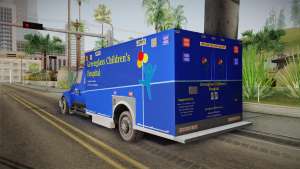 International Terrastar Ambulance 2014 для GTA San Andreas вид сзади