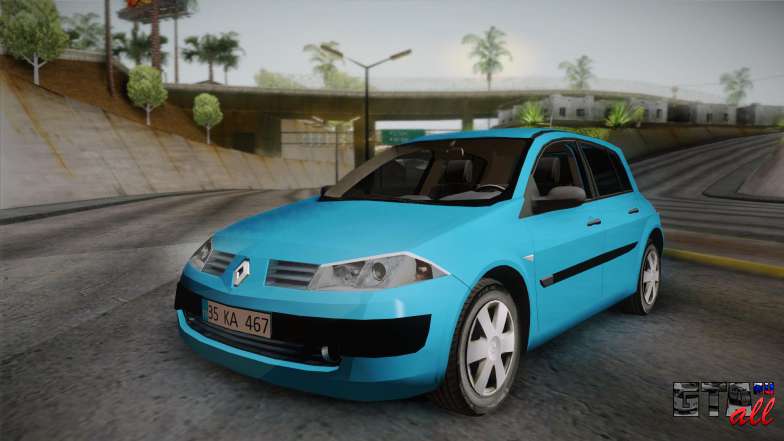 Renault Megane 2 Hatchback v2 для GTA San Andreas вид спереди