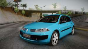 Renault Megane 2 Hatchback v2 для GTA San Andreas вид спереди