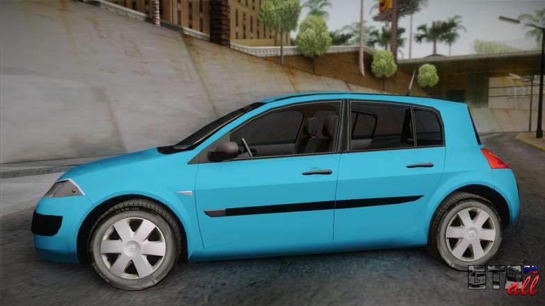 Renault Megane 2 Hatchback v2 для GTA San Andreas вид сбоку