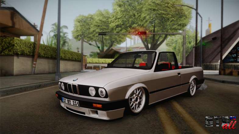 BMW M3 E30 1991 v2 для GTA San Andreas вид спереди