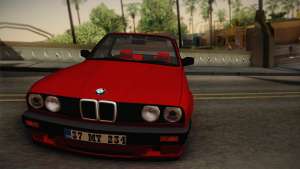 BMW M3 E30 1991 v2 для GTA San Andreas фронтальный вид