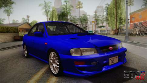 Subaru Impreza WRX STI GC8 1999 v1.0 для GTA San Andreas вид спереди