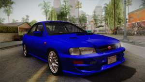 Subaru Impreza WRX STI GC8 1999 v1.0 для GTA San Andreas вид спереди