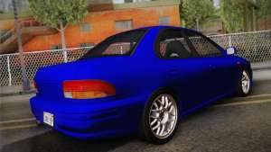 Subaru Impreza WRX STI GC8 1999 v1.0 для GTA San Andreas вид сзади